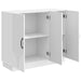 Bufet Alb foarte lucios 89 x 34,5 x 77 cm Lemn prelucrat - WALTI WALTI