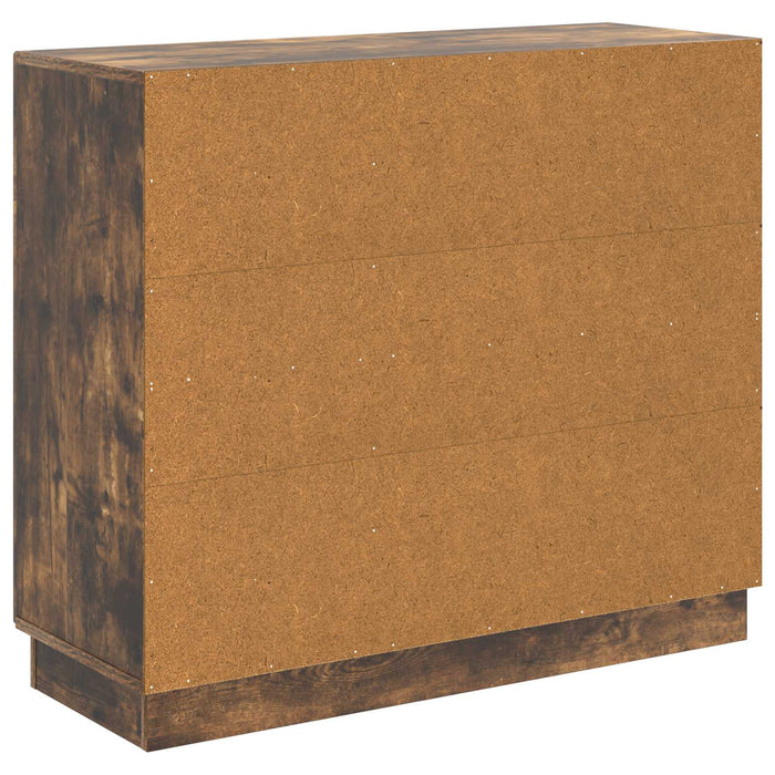 Bufet Stejar fumuriu 89 x 34,5 x 77 cm Lemn prelucrat - WALTI WALTI