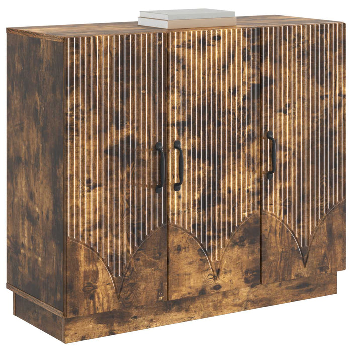 Bufet Stejar fumuriu 89 x 34,5 x 77 cm Lemn prelucrat - WALTI WALTI