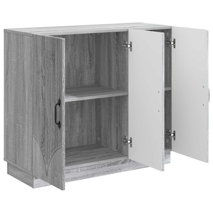 Bufet Sonoma gri 89 x 34,5 x 77 cm Lemn prelucrat - WALTI WALTI