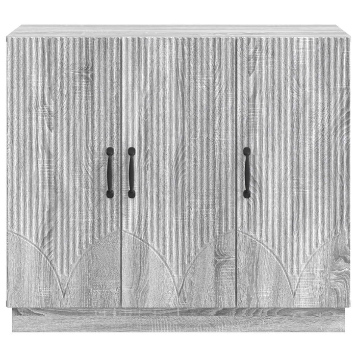 Bufet Sonoma gri 89 x 34,5 x 77 cm Lemn prelucrat - WALTI WALTI
