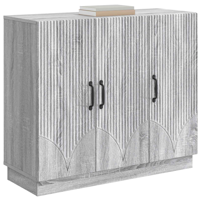Bufet Sonoma gri 89 x 34,5 x 77 cm Lemn prelucrat - WALTI WALTI