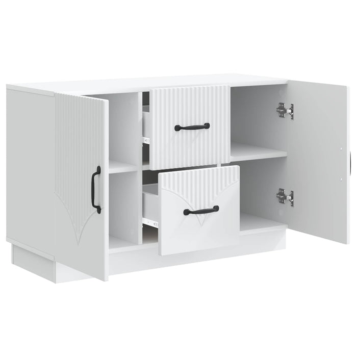 Bufet cu sertar Alb 89 x 34,5 x 57 cm Lemn prelucrat - WALTI WALTI
