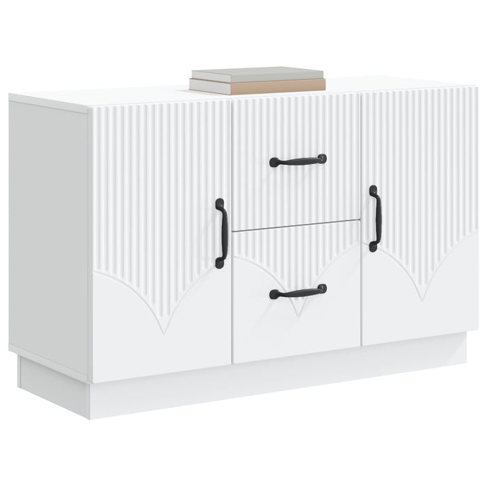 Bufet cu sertar Alb 89 x 34,5 x 57 cm Lemn prelucrat - WALTI WALTI