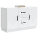 Bufet cu sertar Alb 89 x 34,5 x 57 cm Lemn prelucrat - WALTI WALTI