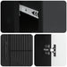 Bufet cu sertar Negru 89 x 34,5 x 57 cm Lemn prelucrat - WALTI WALTI