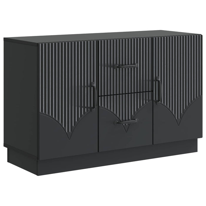Bufet cu sertar Negru 89 x 34,5 x 57 cm Lemn prelucrat - WALTI WALTI