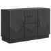 Bufet cu sertar Negru 89 x 34,5 x 57 cm Lemn prelucrat - WALTI WALTI
