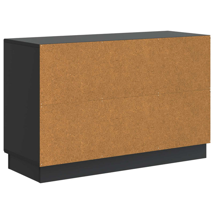 Bufet cu sertar Negru 89 x 34,5 x 57 cm Lemn prelucrat - WALTI WALTI