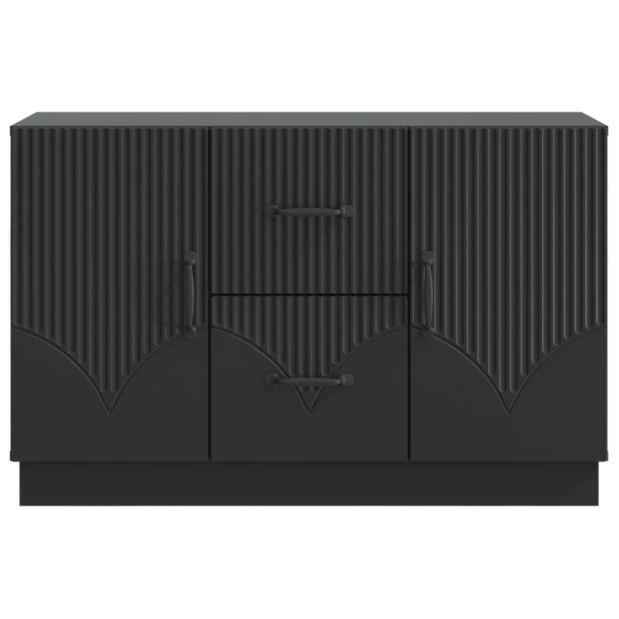 Bufet cu sertar Negru 89 x 34,5 x 57 cm Lemn prelucrat - WALTI WALTI