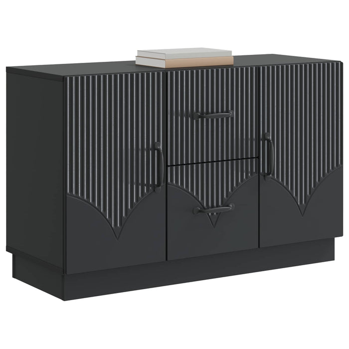 Bufet cu sertar Negru 89 x 34,5 x 57 cm Lemn prelucrat - WALTI WALTI