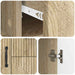 Bufet cu sertar Stejar Sonoma 89 x 34,5 x 57 cm Lemn prelucrat - WALTI WALTI