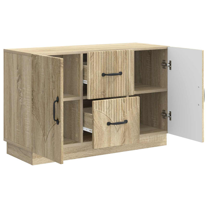 Bufet cu sertar Stejar Sonoma 89 x 34,5 x 57 cm Lemn prelucrat - WALTI WALTI