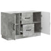 Bufet cu sertar Gri Beton 89 x 34,5 x 57 cm Lemn prelucrat - WALTI WALTI