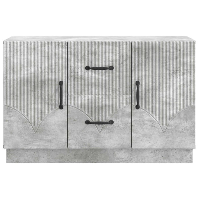Bufet cu sertar Gri Beton 89 x 34,5 x 57 cm Lemn prelucrat - WALTI WALTI