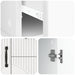 Bufet Alb foarte lucios 89 x 34,5 x 57 cm Lemn prelucrat - WALTI WALTI