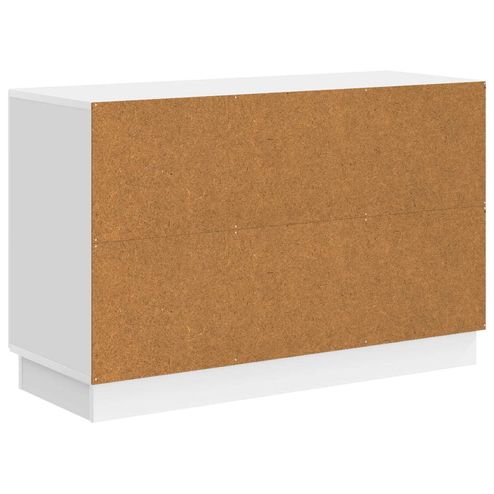 Bufet Alb foarte lucios 89 x 34,5 x 57 cm Lemn prelucrat - WALTI WALTI