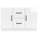 Bufet Alb foarte lucios 89 x 34,5 x 57 cm Lemn prelucrat - WALTI WALTI
