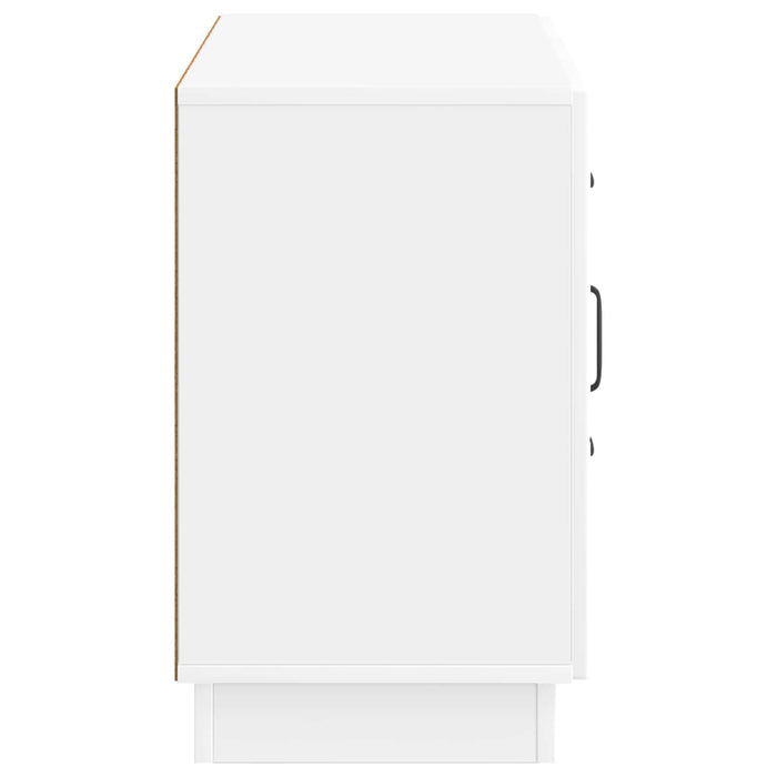 Bufet Alb foarte lucios 89 x 34,5 x 57 cm Lemn prelucrat - WALTI WALTI