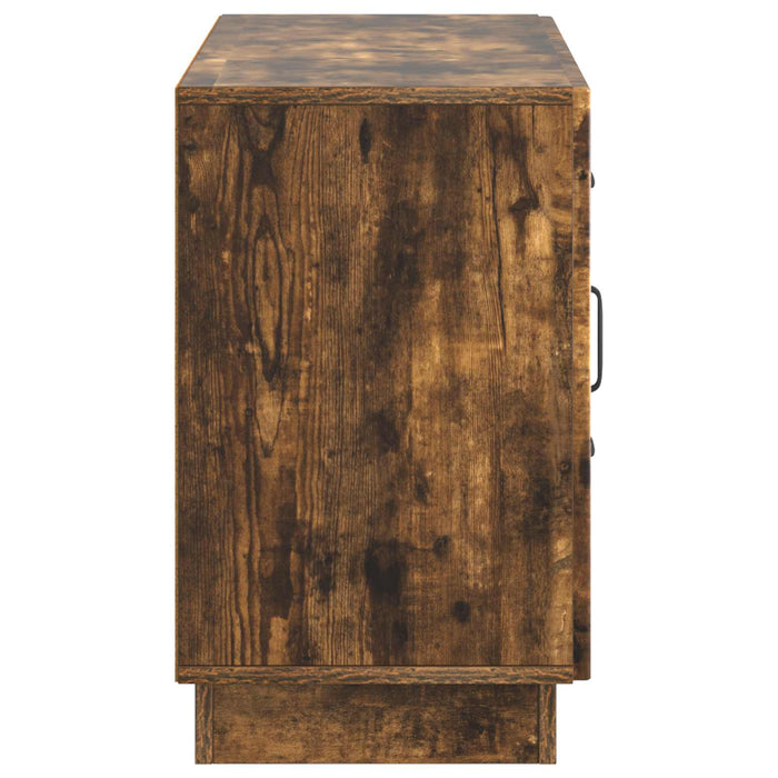 Bufet cu sertar Stejar fumuriu 89 x 34,5 x 57 cm Lemn prelucrat - WALTI WALTI