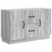 Bufet cu sertar Sonoma gri 89 x 34,5 x 57 cm Lemn prelucrat - WALTI WALTI