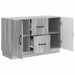 Bufet cu sertar Sonoma gri 89 x 34,5 x 57 cm Lemn prelucrat - WALTI WALTI