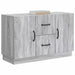 Bufet cu sertar Sonoma gri 89 x 34,5 x 57 cm Lemn prelucrat - WALTI WALTI