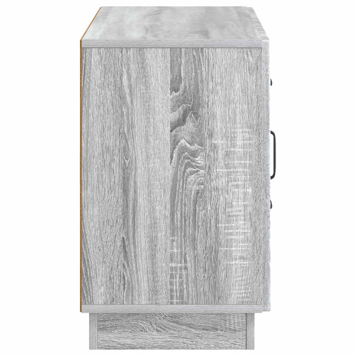 Bufet cu sertar Sonoma gri 89 x 34,5 x 57 cm Lemn prelucrat - WALTI WALTI