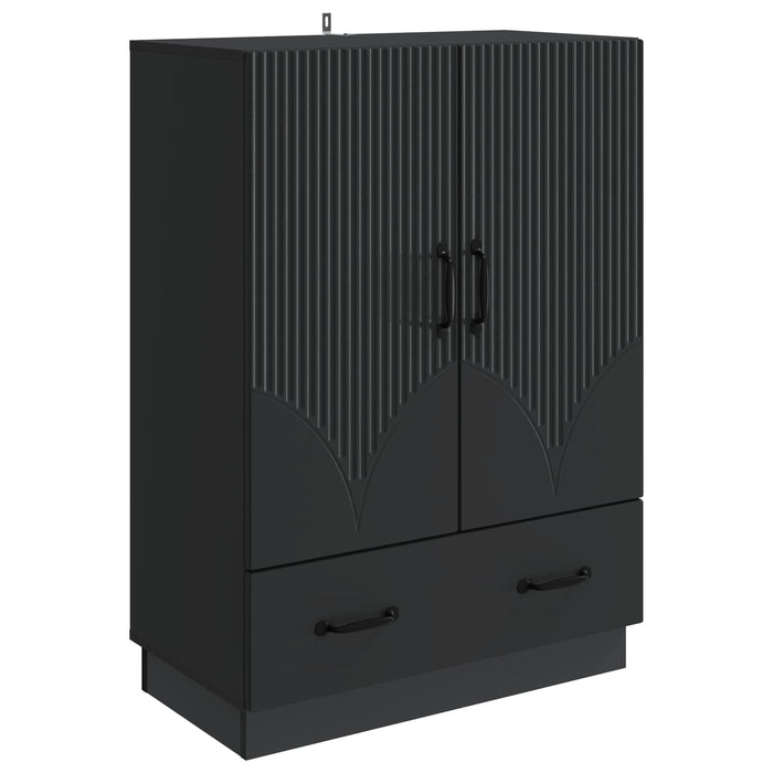 Bufet cu sertar Negru 66 x 34,5 x 92 cm Lemn prelucrat - WALTI WALTI