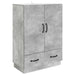 Bufet cu sertar Gri Beton 66 x 34,5 x 92 cm Lemn prelucrat - WALTI WALTI