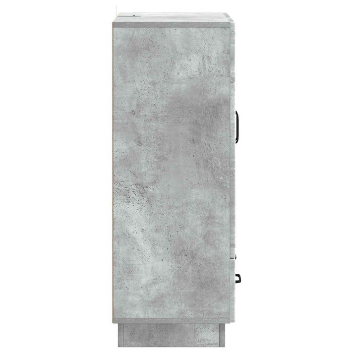 Bufet cu sertar Gri Beton 66 x 34,5 x 92 cm Lemn prelucrat - WALTI WALTI