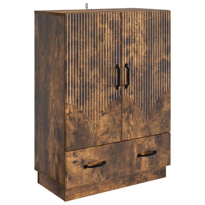 Bufet cu sertar Stejar fumuriu 66 x 34,5 x 92 cm Lemn prelucrat - WALTI WALTI