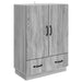 Bufet cu sertar Sonoma gri 66 x 34,5 x 92 cm Lemn prelucrat - WALTI WALTI