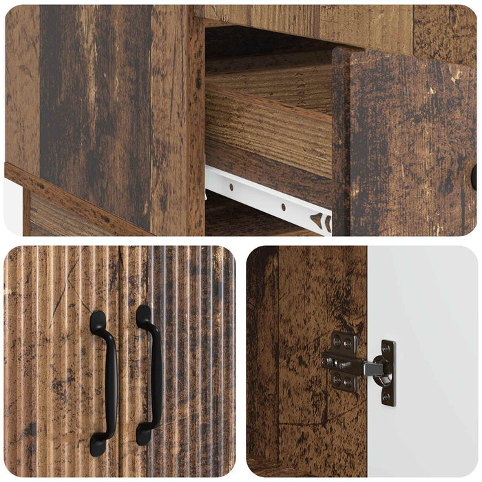 Bufet cu sertar Lemn vechi 66 x 34,5 x 92 cm Lemn prelucrat - WALTI WALTI