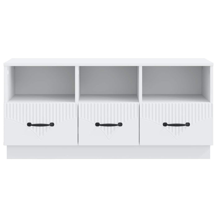 Cabinet TV cu sertar Alb 102 x 34,5 x 47 cm Lemn prelucrat - WALTI WALTI