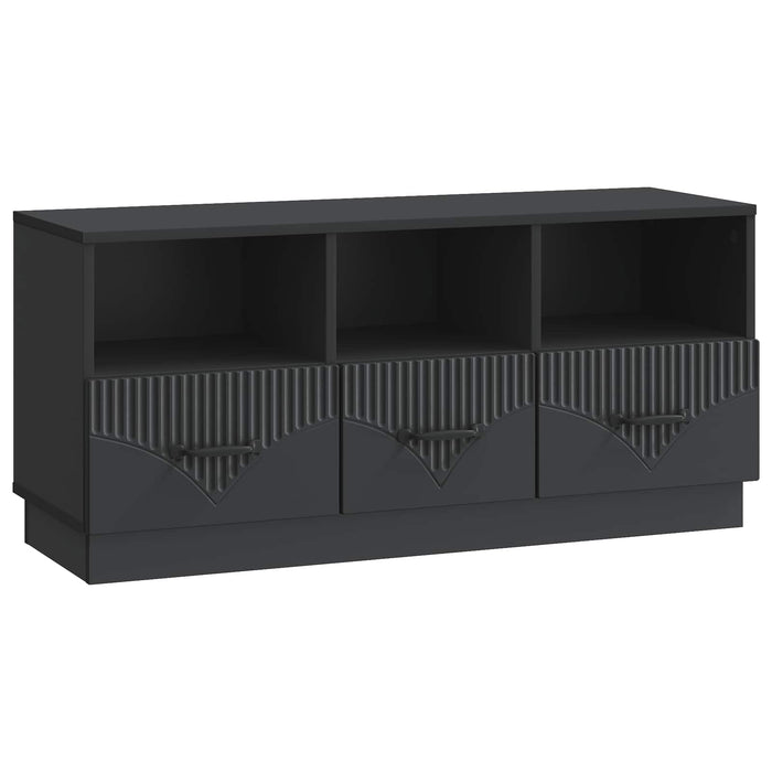 Cabinet TV cu sertar Negru 102 x 34,5 x 47 cm Lemn prelucrat - WALTI WALTI