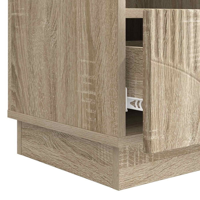 Cabinet TV Stejar Sonoma 102 x 34,5 x 47 cm Lemn prelucrat - WALTI WALTI