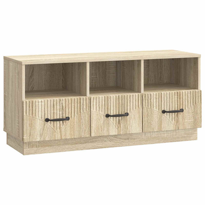 Cabinet TV Stejar Sonoma 102 x 34,5 x 47 cm Lemn prelucrat - WALTI WALTI