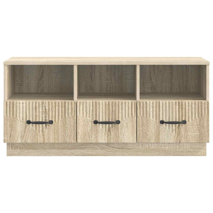Cabinet TV Stejar Sonoma 102 x 34,5 x 47 cm Lemn prelucrat - WALTI WALTI