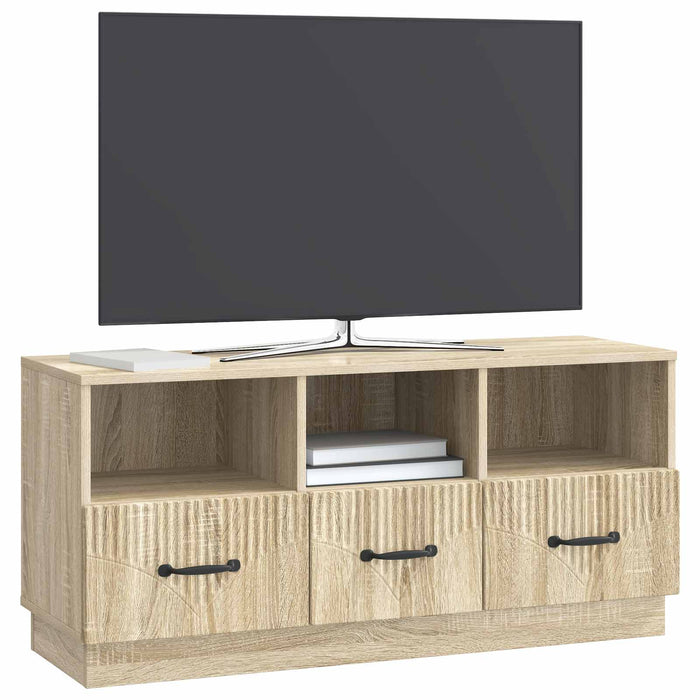 Cabinet TV Stejar Sonoma 102 x 34,5 x 47 cm Lemn prelucrat - WALTI WALTI