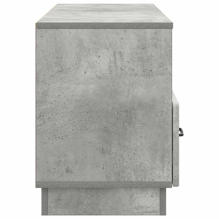 Cabinet TV Gri Beton 102 x 34,5 x 47 cm Lemn prelucrat - WALTI WALTI