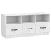 Cabinet TV Alb foarte lucios 102 x 34,5 x 47 cm Lemn prelucrat - WALTI WALTI