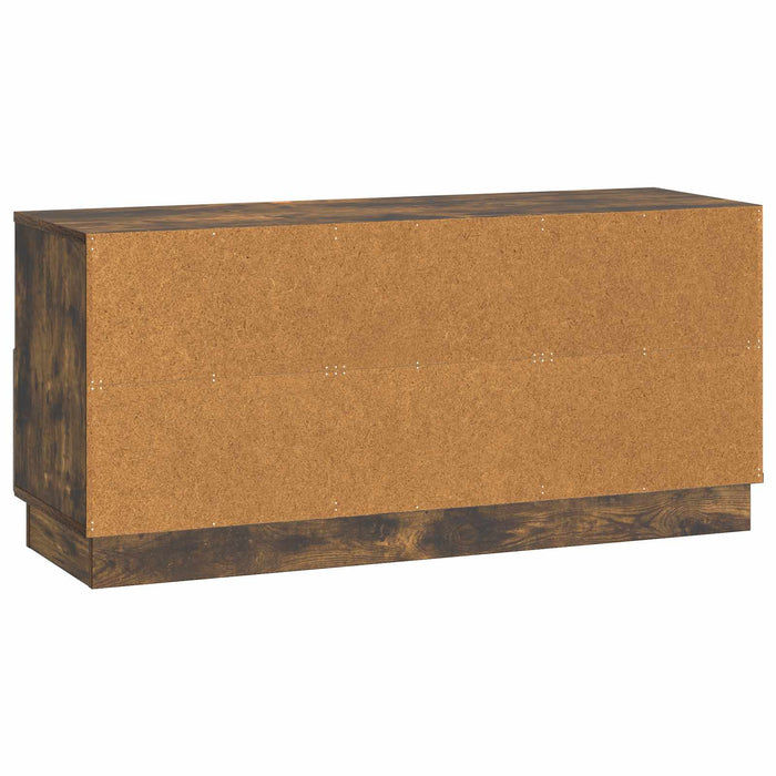Cabinet TV Stejar fumuriu 102 x 34,5 x 47 cm Lemn prelucrat - WALTI WALTI