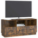 Cabinet TV Stejar fumuriu 102 x 34,5 x 47 cm Lemn prelucrat - WALTI WALTI