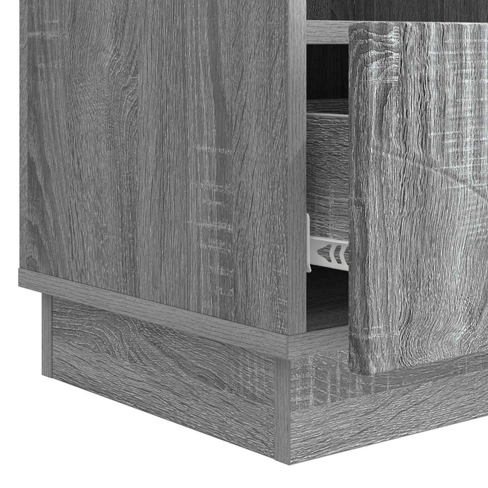 Cabinet TV Sonoma gri 102 x 34,5 x 47 cm Lemn prelucrat - WALTI WALTI