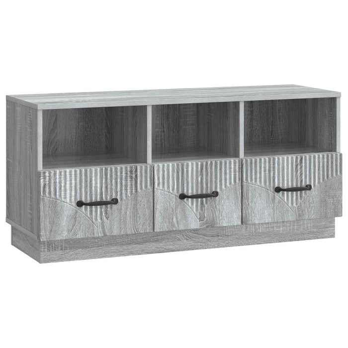 Cabinet TV Sonoma gri 102 x 34,5 x 47 cm Lemn prelucrat - WALTI WALTI