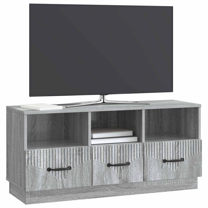Cabinet TV Sonoma gri 102 x 34,5 x 47 cm Lemn prelucrat - WALTI WALTI