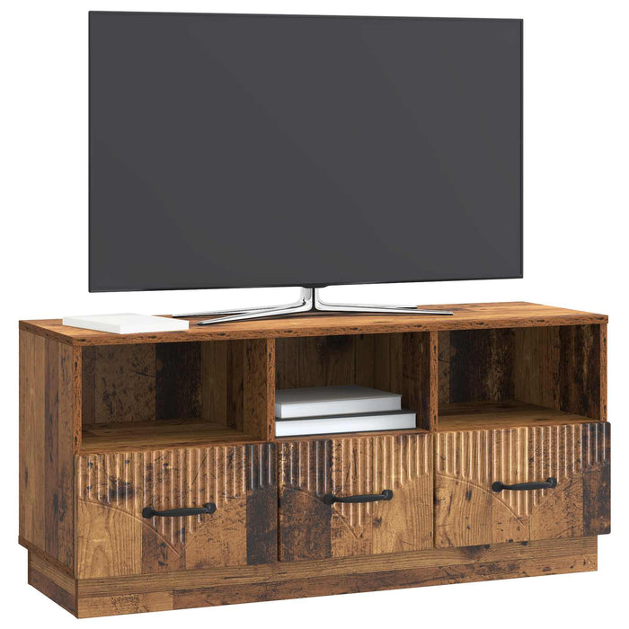 Cabinet TV Lemn vechi 102 x 34,5 x 47 cm Lemn prelucrat - WALTI WALTI