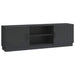 Cabinet TV Negru 150 x 31 x 47 cm Lemn prelucrat - WALTI WALTI