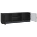 Cabinet TV Negru 150 x 31 x 47 cm Lemn prelucrat - WALTI WALTI